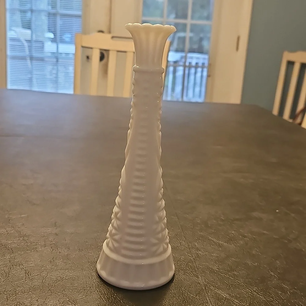 Milk Glass Bud Vase